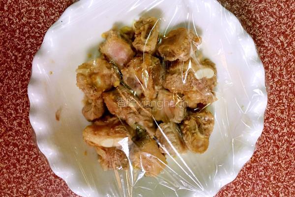 微波炉蒸排骨的做法图解4
