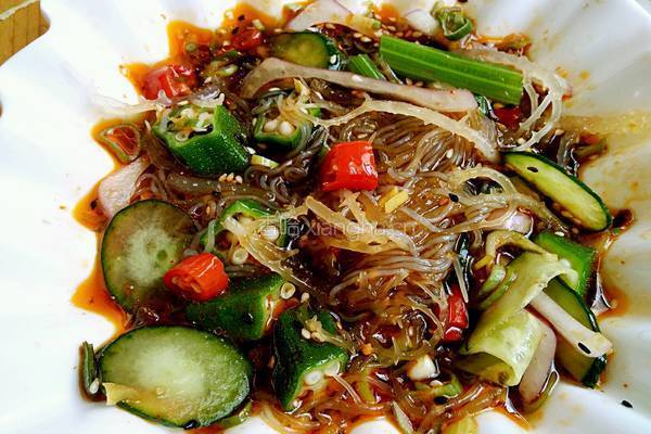 爽口捞汁凉菜的做法图解6