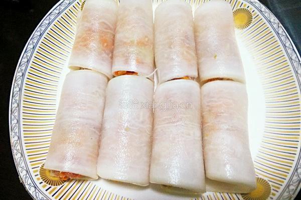 白萝卜肉卷的做法图解4