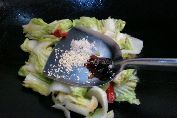 干锅娃娃菜的做法图解6