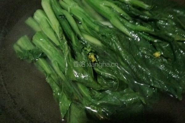 白灼青菜的做法图解1