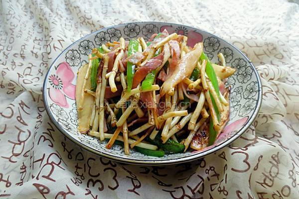炒火腿的做法图解6