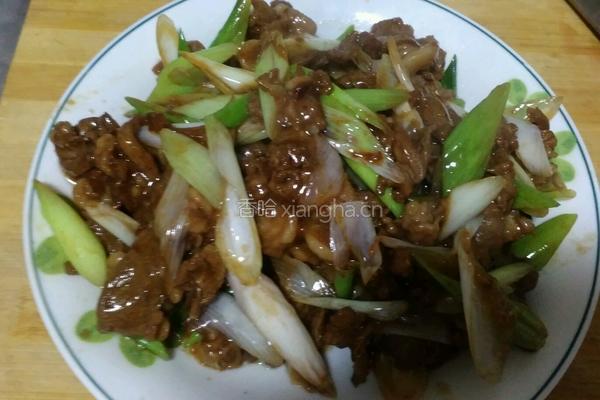 大葱爆羊肉的做法图解9