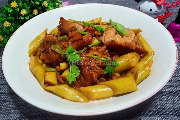 竹笋烧鸡的做法图解8