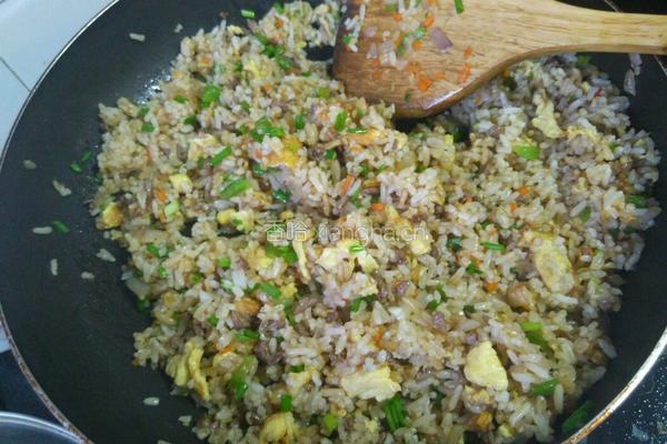 生炒牛肉饭的做法图解9