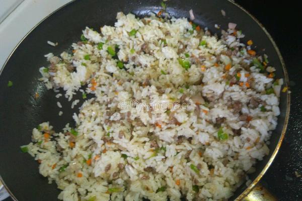 生炒牛肉饭的做法图解8