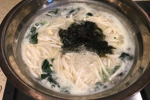 紫菜蛋花面的做法图解5