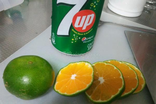 青橘蜜气泡水的做法图解1