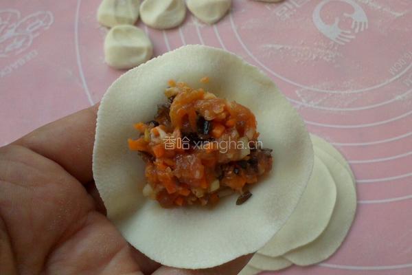 胡萝卜猪肉饺子的做法图解10