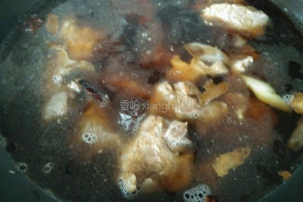 脊骨炖豆角的做法图解4