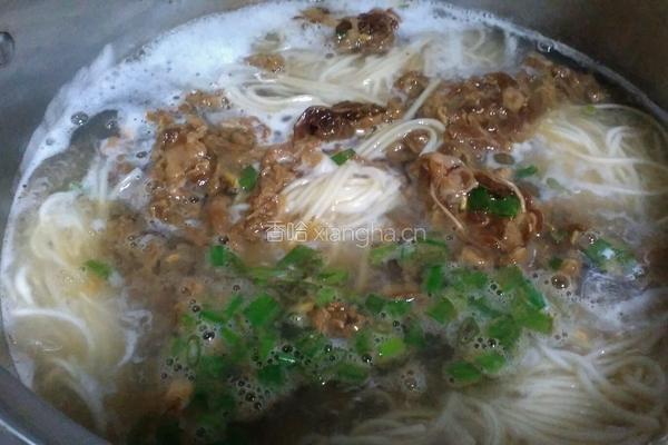 羊肉汆面的做法图解8
