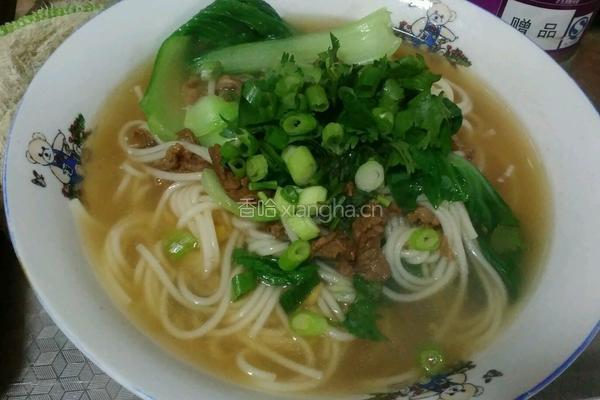 羊肉汆面的做法图解11