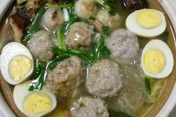 肉丸浸白菜的做法图解4