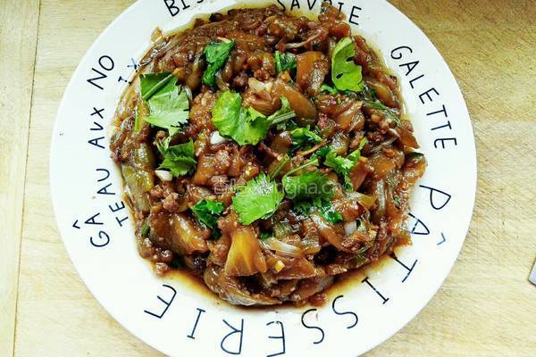 蜂蜜烧茄子的做法图解13