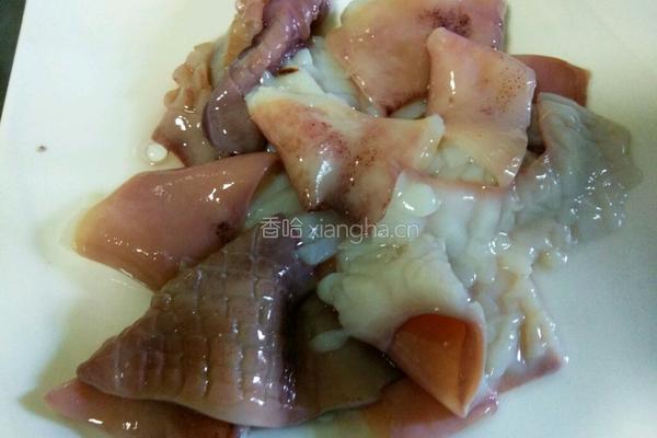 鱿鱼西兰花的做法图解5