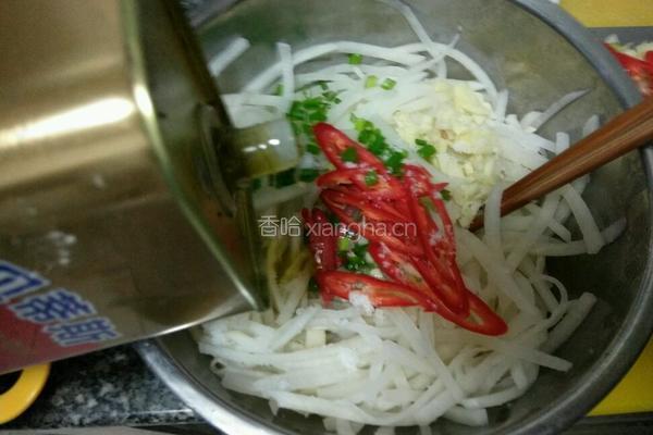 凉拌白地瓜的做法图解6