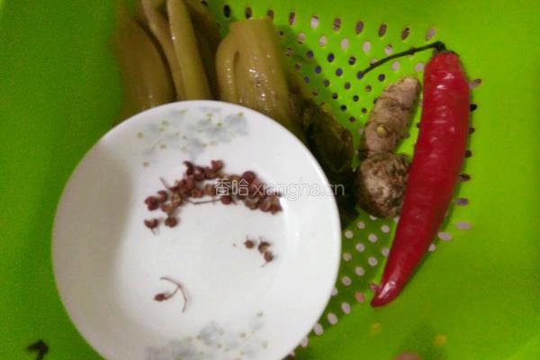 酸菜炒猪肠的做法图解4