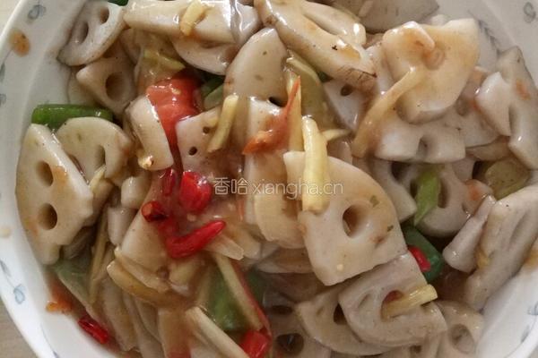 甜辣藕片的做法图解5