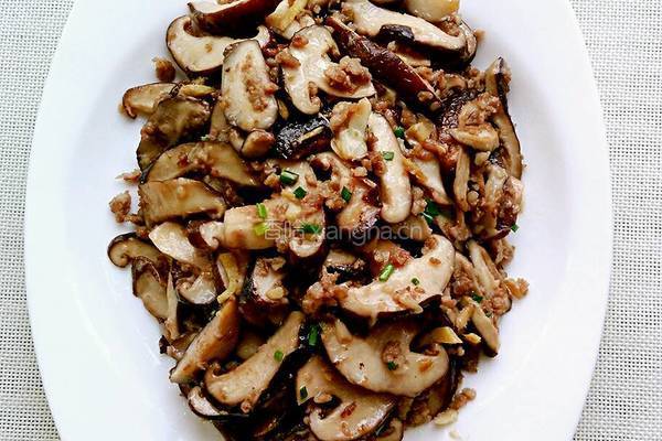 肉末香菇的做法图解8