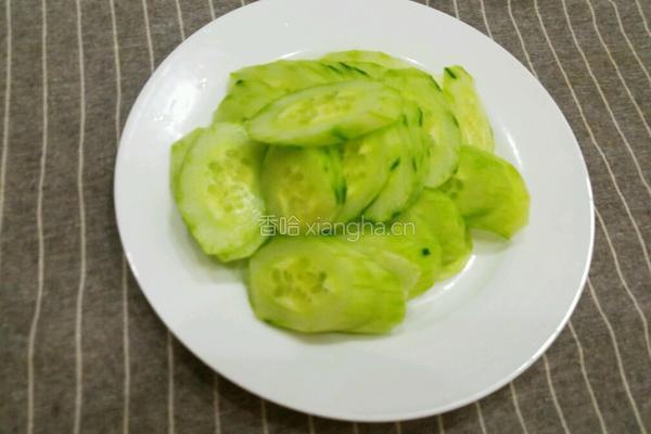 清炒青瓜的做法图解3
