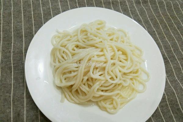 土豆炸酱面的做法图解12