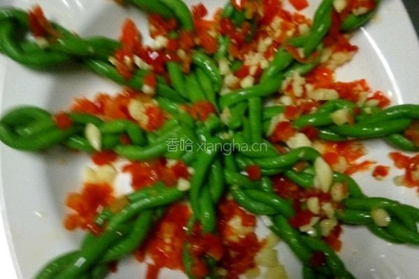 剁椒麻花豆角的做法图解8