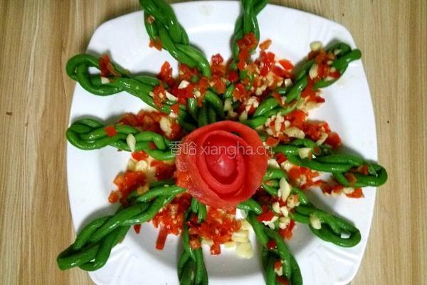 剁椒麻花豆角的做法图解9