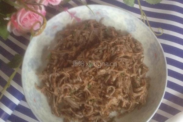 葱香芋头丝的做法图解3