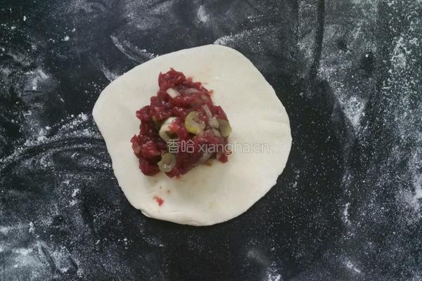 大葱牛肉盒子的做法图解8