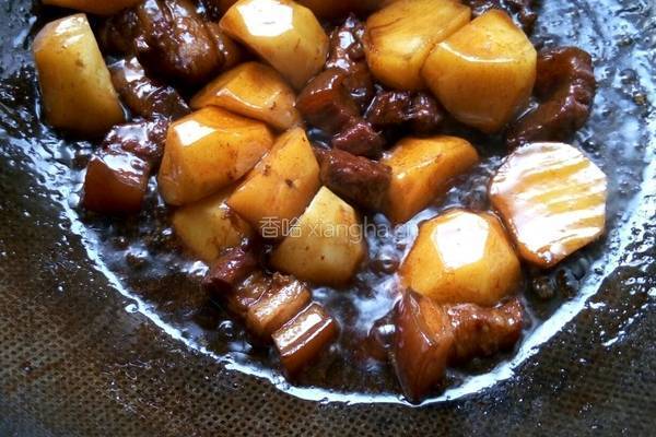 家常土豆烧肉的做法图解11