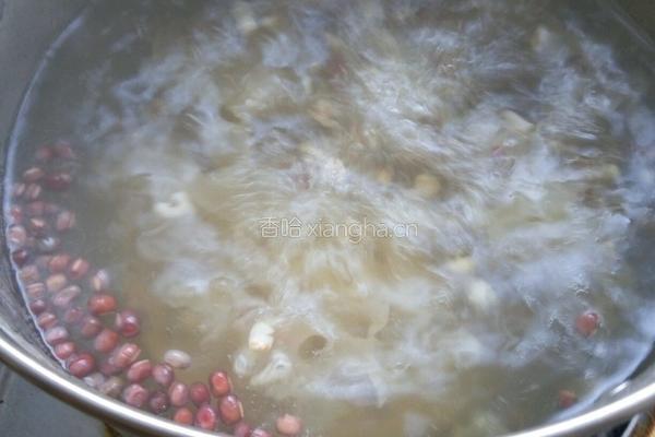 薏米红豆银耳羹的做法图解5