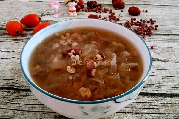 薏米红豆银耳羹的做法图解8