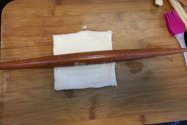 宝宝辅食－紫薯吐司卷的做法图解2