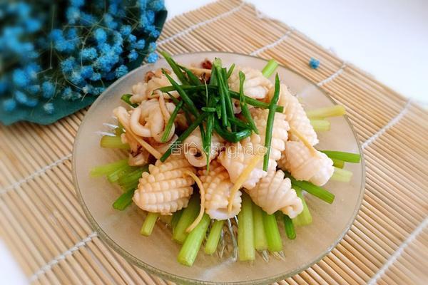 油泼鱿鱼的做法图解10