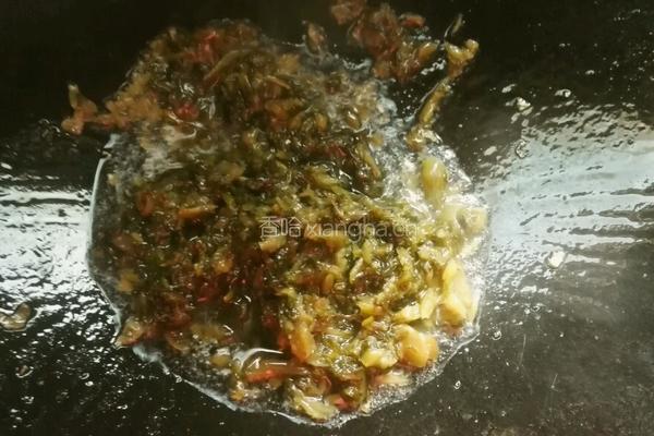 雪菜烧豆腐的做法图解8
