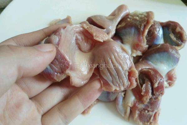 盐焗鸡胗的做法图解2