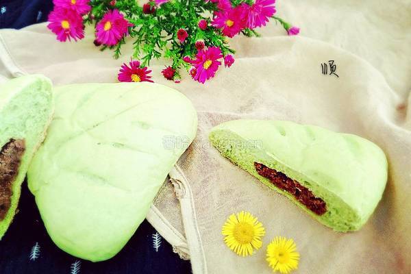 花式抹茶红豆包的做法图解12