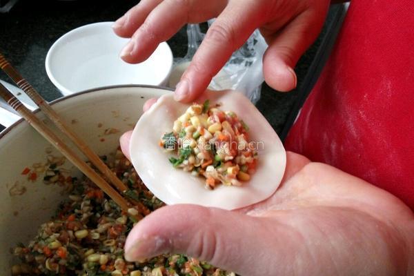 蘑菇水饺的做法图解5