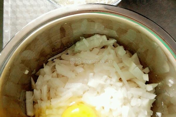 油炸素丸子的做法图解4