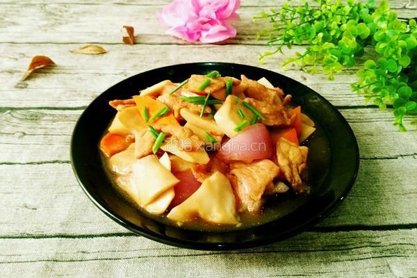 杏鲍菇烧肉的做法图解17