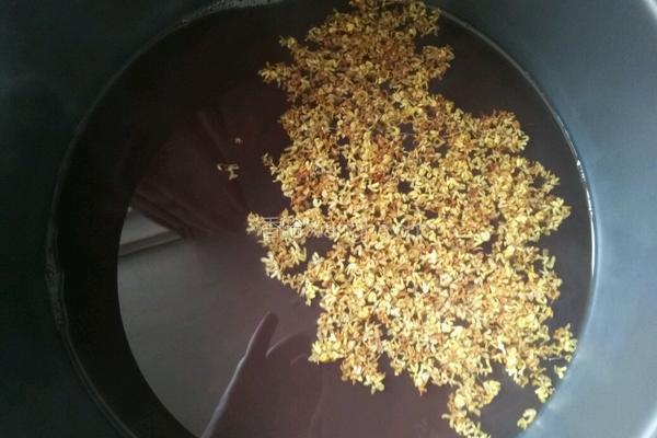 红豆桂花粥的做法图解2