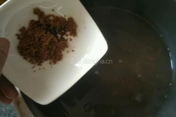 红豆桂花粥的做法图解3