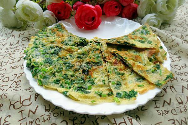 香菜煎鸡蛋的做法图解10