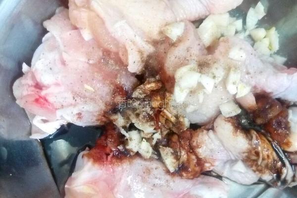 蜜汁杂蔬鸡翅的做法图解3