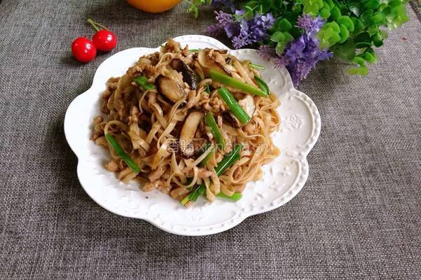 香菇炒面的做法图解9