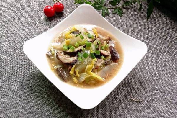 香菇白菜的做法图解8