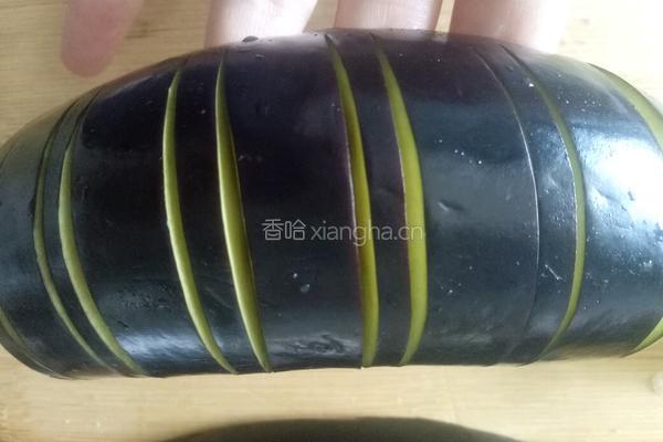 茄子酿肉的做法图解1