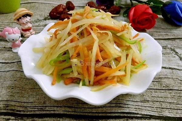 土豆胡萝卜丝的做法图解8