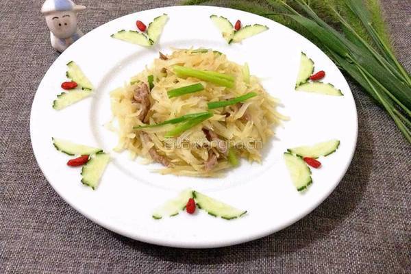 肉丝炒土豆的做法图解6
