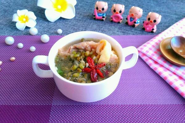 绿豆鸡汤的做法图解9